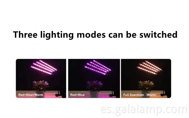 Luz de cultivo LED de espectro completo avanzado con temporizador y atenuación